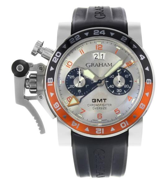 Review Replica Watch Graham Chronofighter Oversize GMT 2OVASGMT.S01A.K10B - Click Image to Close